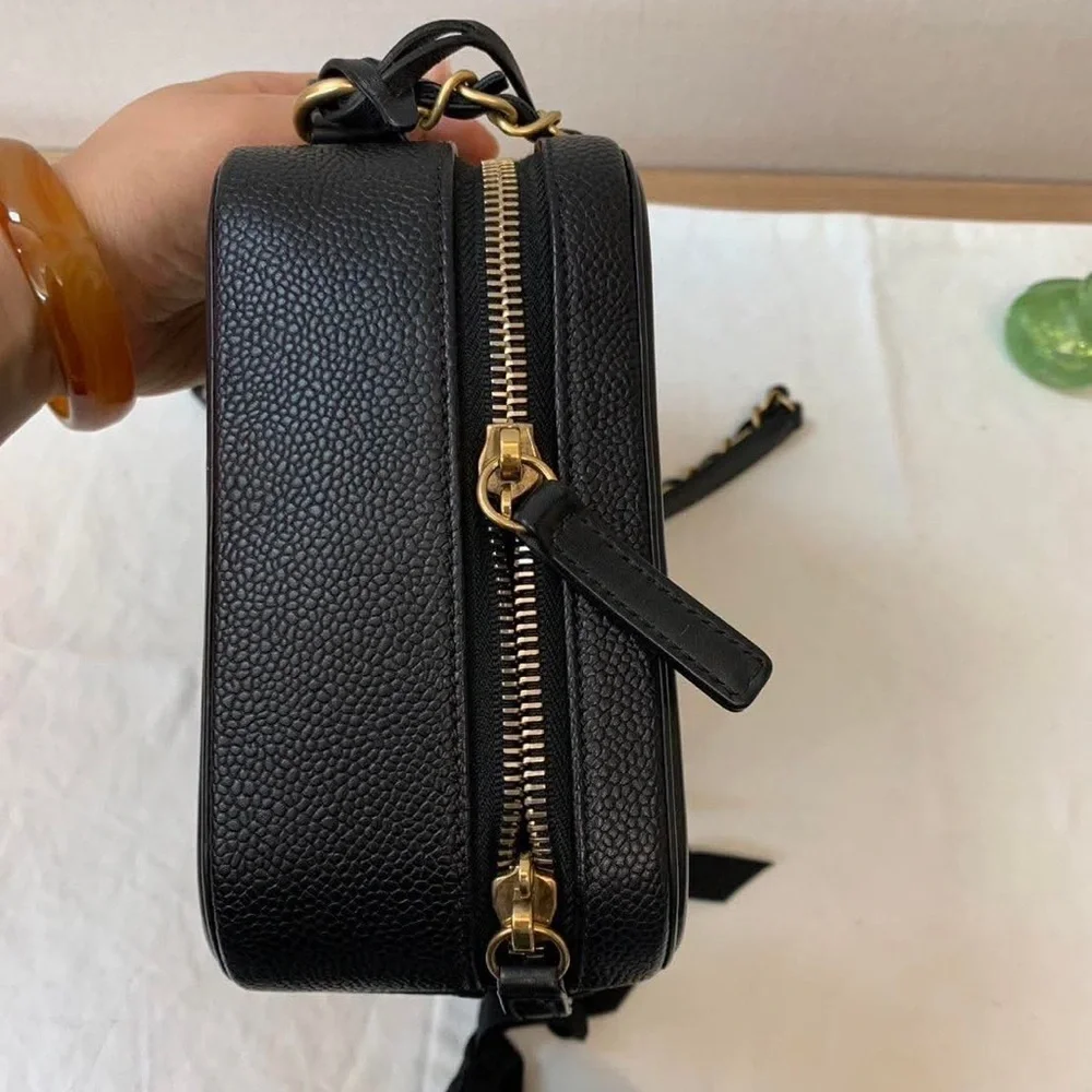 Black Caviar‎ Filigree Vanity Bag GHW EUC